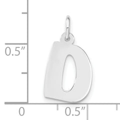 Sophia Jewelers Sterling Silver 925 Initial D Polished Unisex Charm