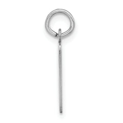 Sterling Silver 925 Initial H Charm with Polished Finish Unisex