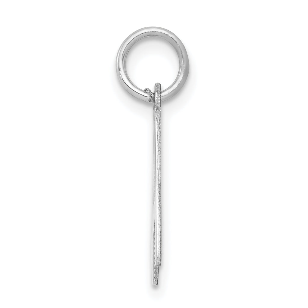 Sophia Jewelers Sterling Silver Rhodium Initial A Charm Elegant Design