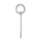 Sophia Jewelers Sterling Silver Rhodium Initial A Charm Elegant Design