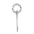 Sterling Silver 925 Rhodium-Plated Initial C Charm Elegant and Gift Ready