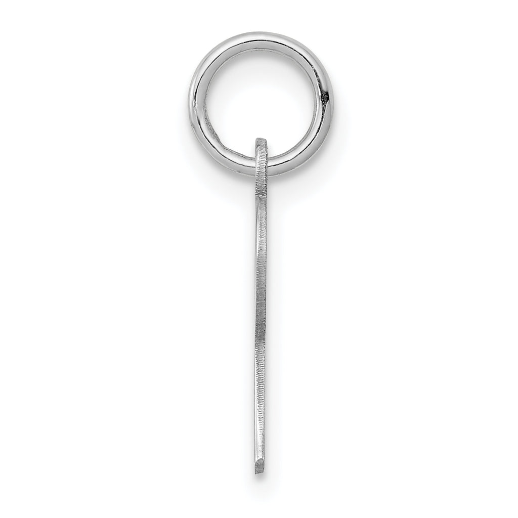 Sophia Jewelers Rhodium-Plated Sterling Silver Initial R Charm Pendant