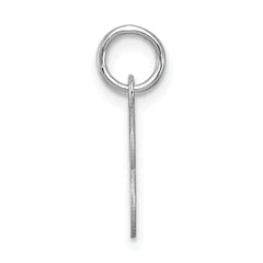 Sophia Jewelers Sterling Silver B Initial Charm Rhodium-Plated Elegant Pendant