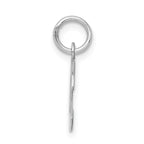 Sophia Jewelers Sterling Silver C Initial Charm Rhodium-Plated Elegant Design
