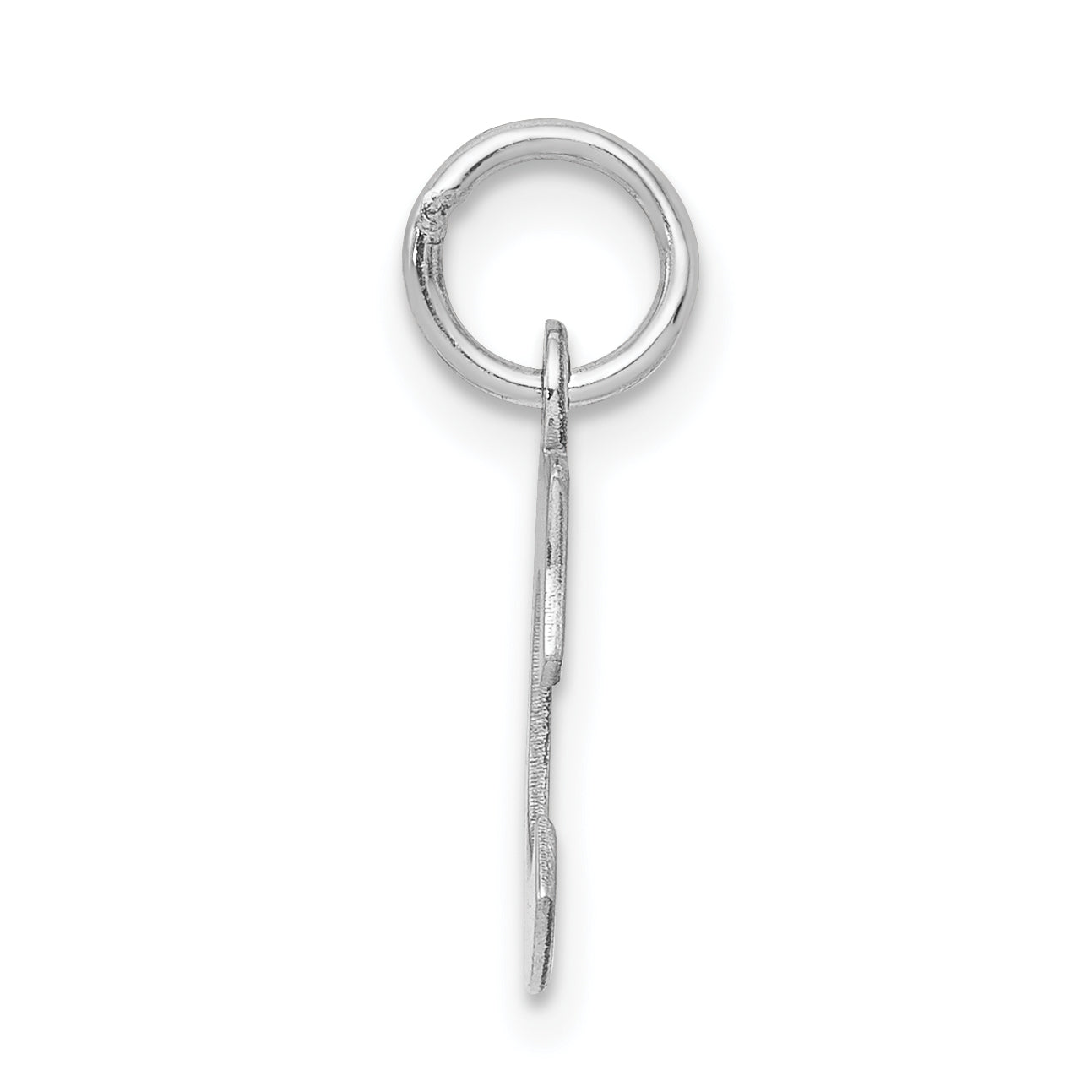 Sophia Jewelers Sterling Silver C Initial Charm Rhodium-Plated Elegant Design