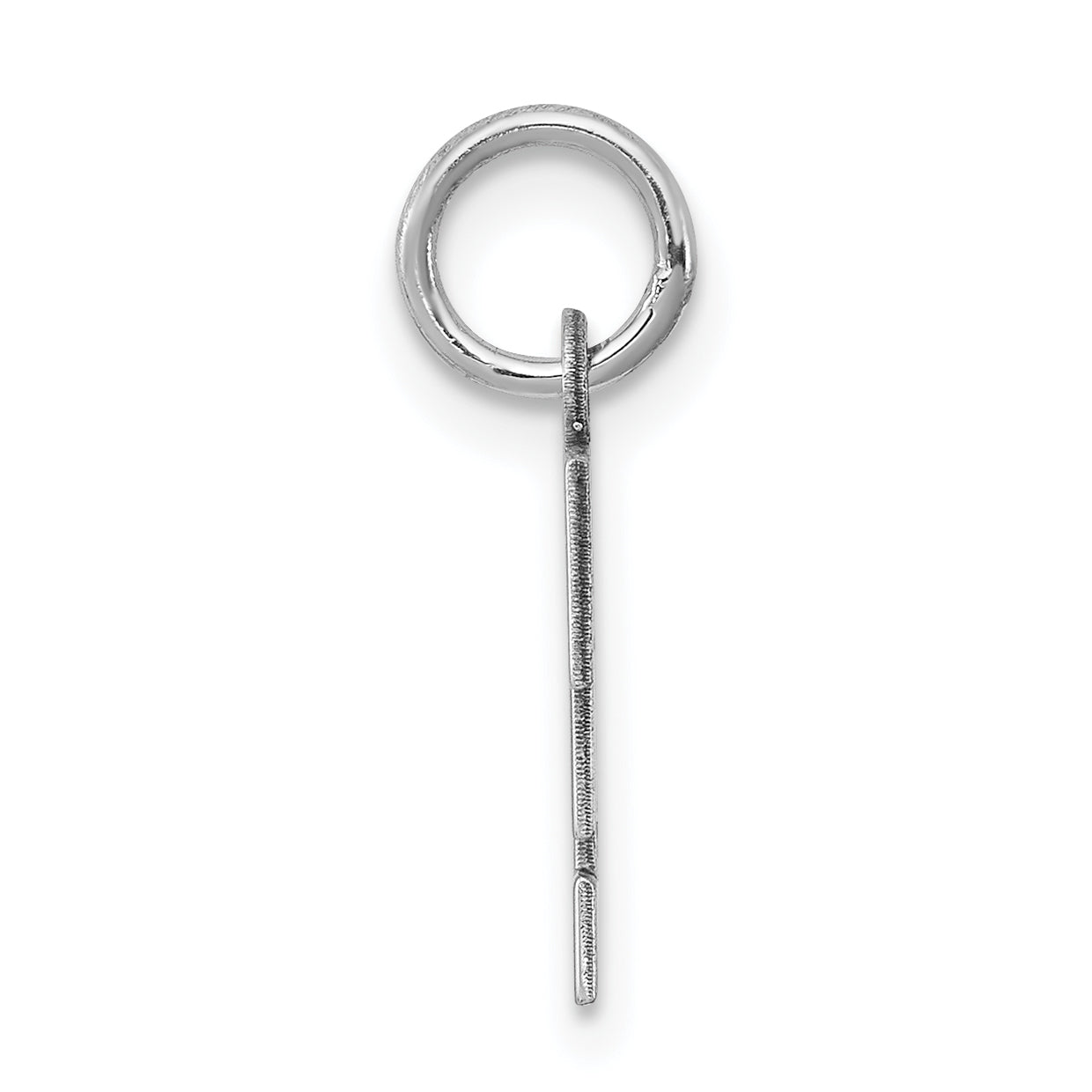 Sophia Jewelers Sterling Silver Rhodium-Plated Initial F Charm Secondary image