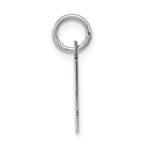 Sophia Jewelers Sterling Silver Rhodium-Plated Initial F Charm
