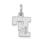 Sophia Jewelers Sterling Silver Rhodium-Plated Initial F Charm