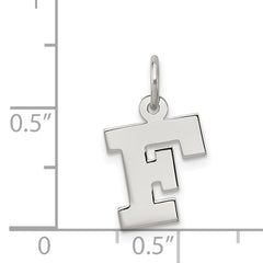 Sophia Jewelers Sterling Silver Rhodium-Plated Initial F Charm