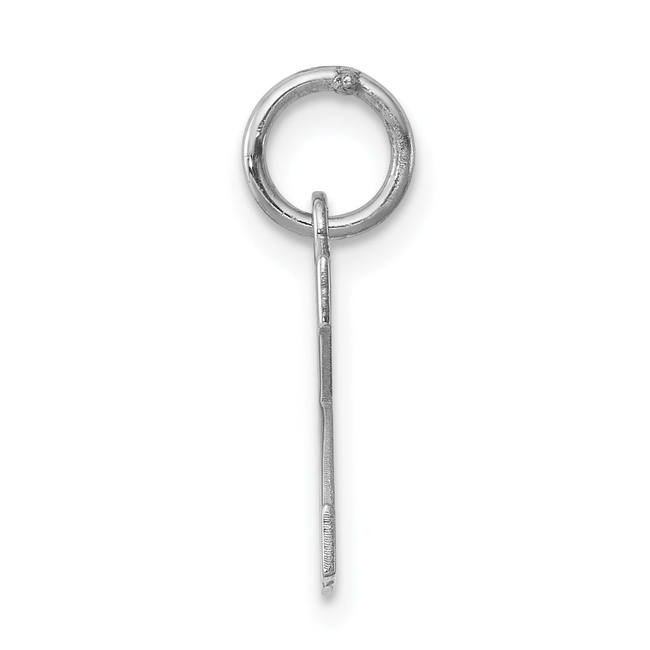 Sterling Silver Rhodium-Plated K Charm by Sophia Jewelers Secondary image