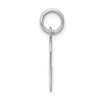 Sophia Jewelers Sterling Silver Initial L Charm with Rhodium Elegance