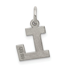 Sophia Jewelers Sterling Silver Initial L Charm with Rhodium Elegance