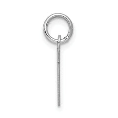 Sterling Silver 925 Rhodium-Plated N Charm Elegant Petite Design