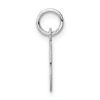 Sophia Jewelers Sterling Silver Rhodium-Plated Initial S Charm