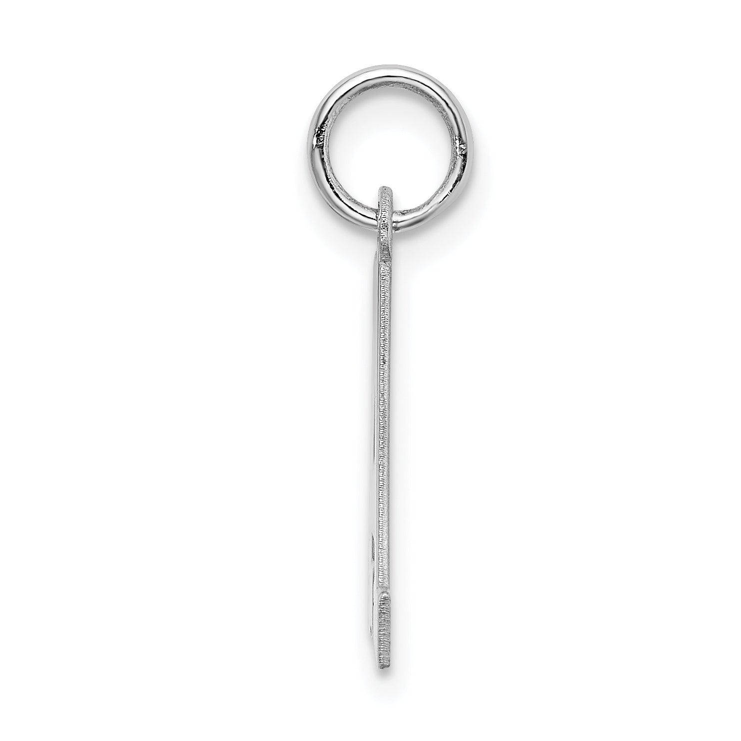 Sophia Jewelers Sterling Silver Initial A Charm in Rhodium-Plated Finish Secondary image