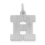 Sophia Jewelers Sterling Silver H Charm with Rhodium Elegance