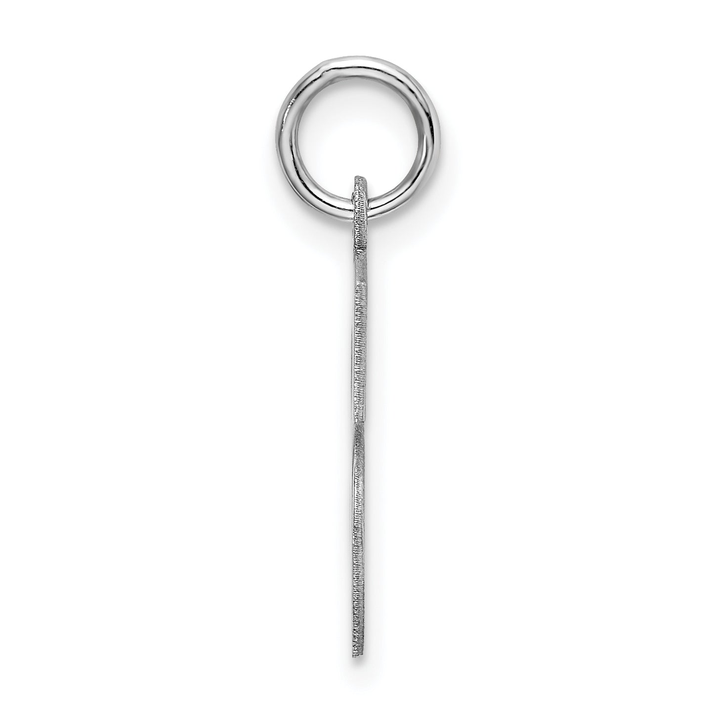 Sophia Jewelers 925 Sterling Silver Rhodium-Plated S Initial Charm Secondary image