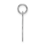 Sophia Jewelers 925 Sterling Silver Rhodium-Plated S Initial Charm