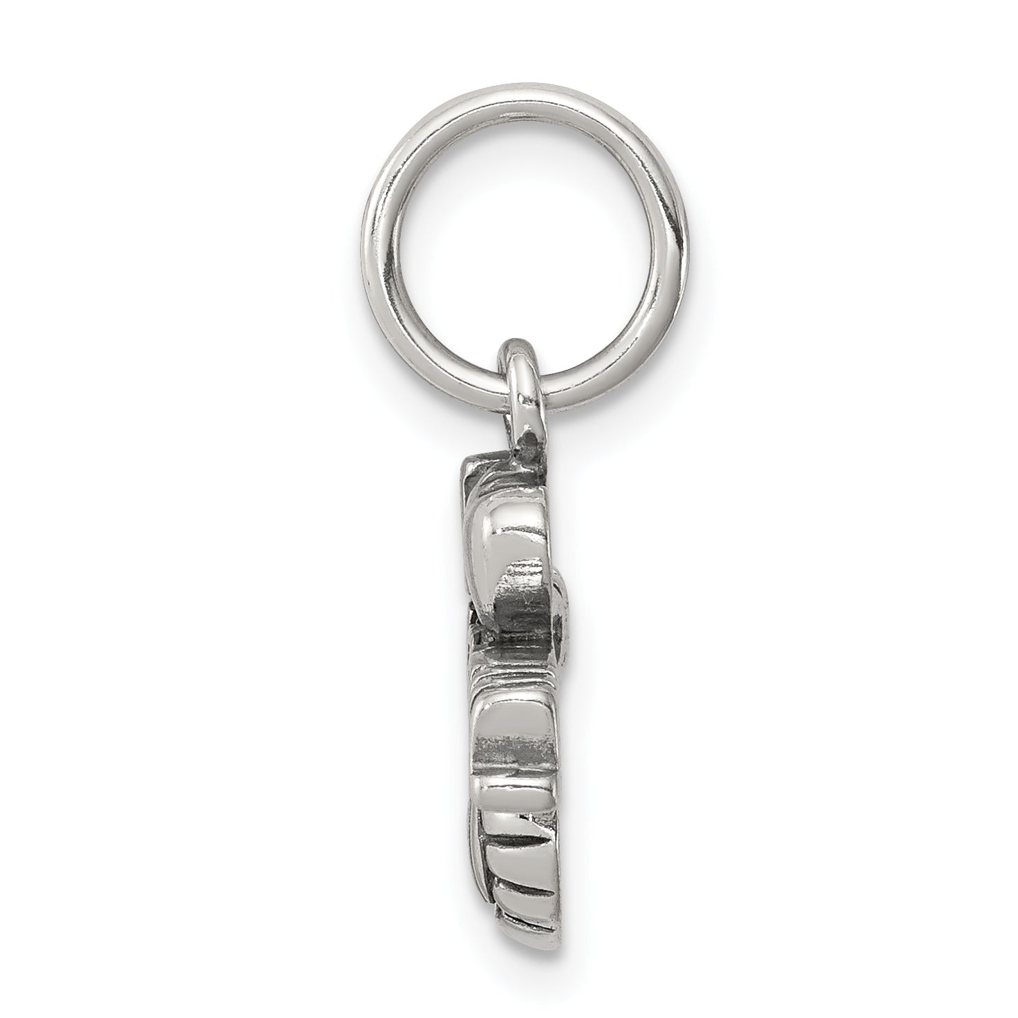 Sophia Jewelers Sterling Silver Volleyball Charm Polished Vintage Inspired Secondary image