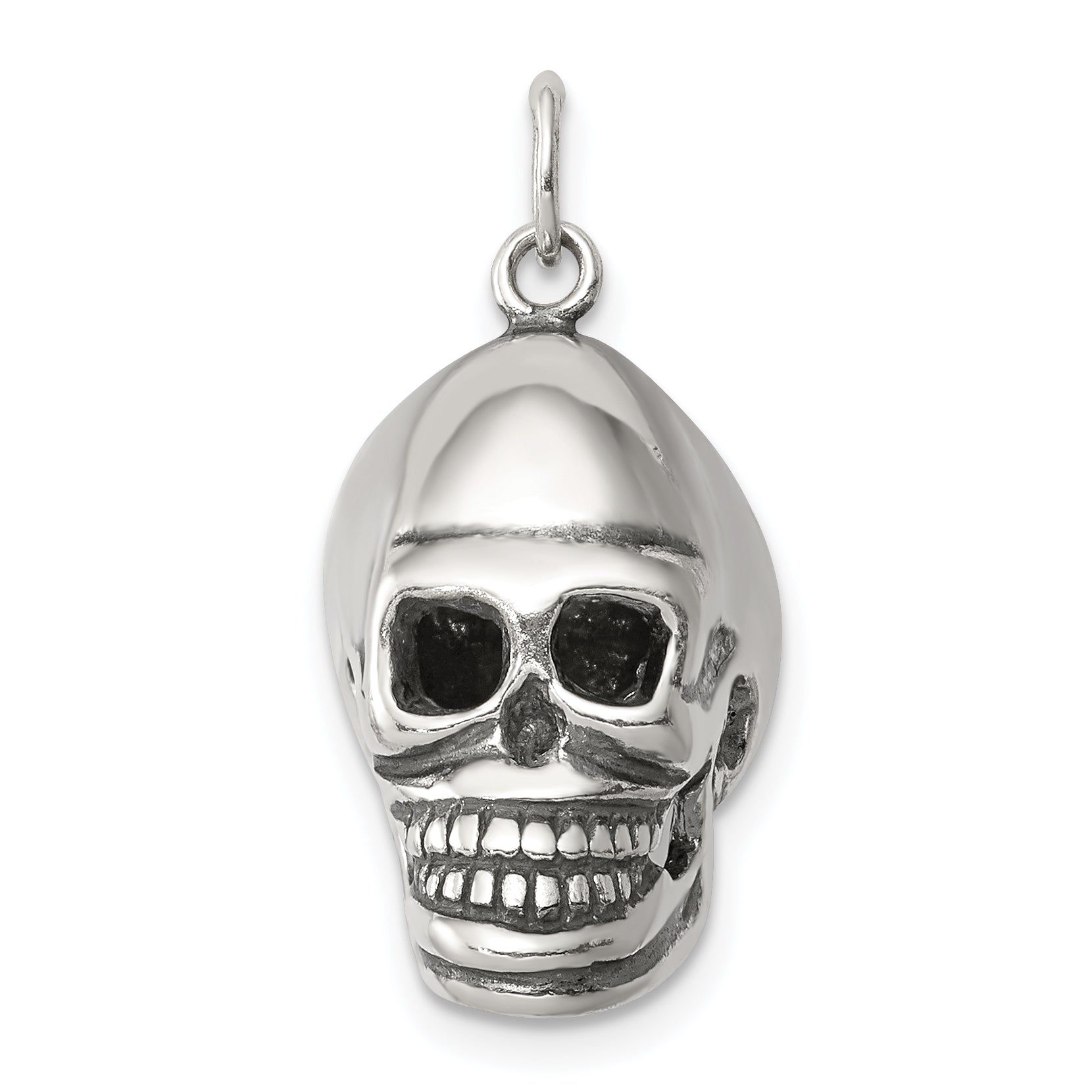 Sterling Silver Skull Pendant Main image