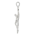 Sophia Jewelers Sterling Silver 925 Crucifix Pendant with Polished Anti-Tarnish Finish