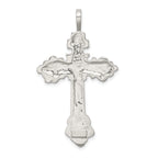 Sophia Jewelers Sterling Silver 925 Crucifix Pendant with Polished Anti-Tarnish Finish