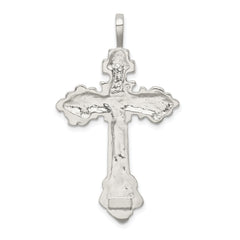Sophia Jewelers Sterling Silver 925 Crucifix Pendant with Polished Anti-Tarnish Finish