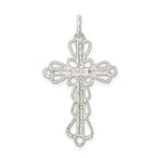 Sophia Jewelers 925 Sterling Silver Polished Crucifix Pendant with Anti-Tarnish Protection