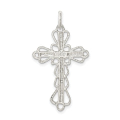 Sophia Jewelers 925 Sterling Silver Polished Crucifix Pendant with Anti-Tarnish Protection