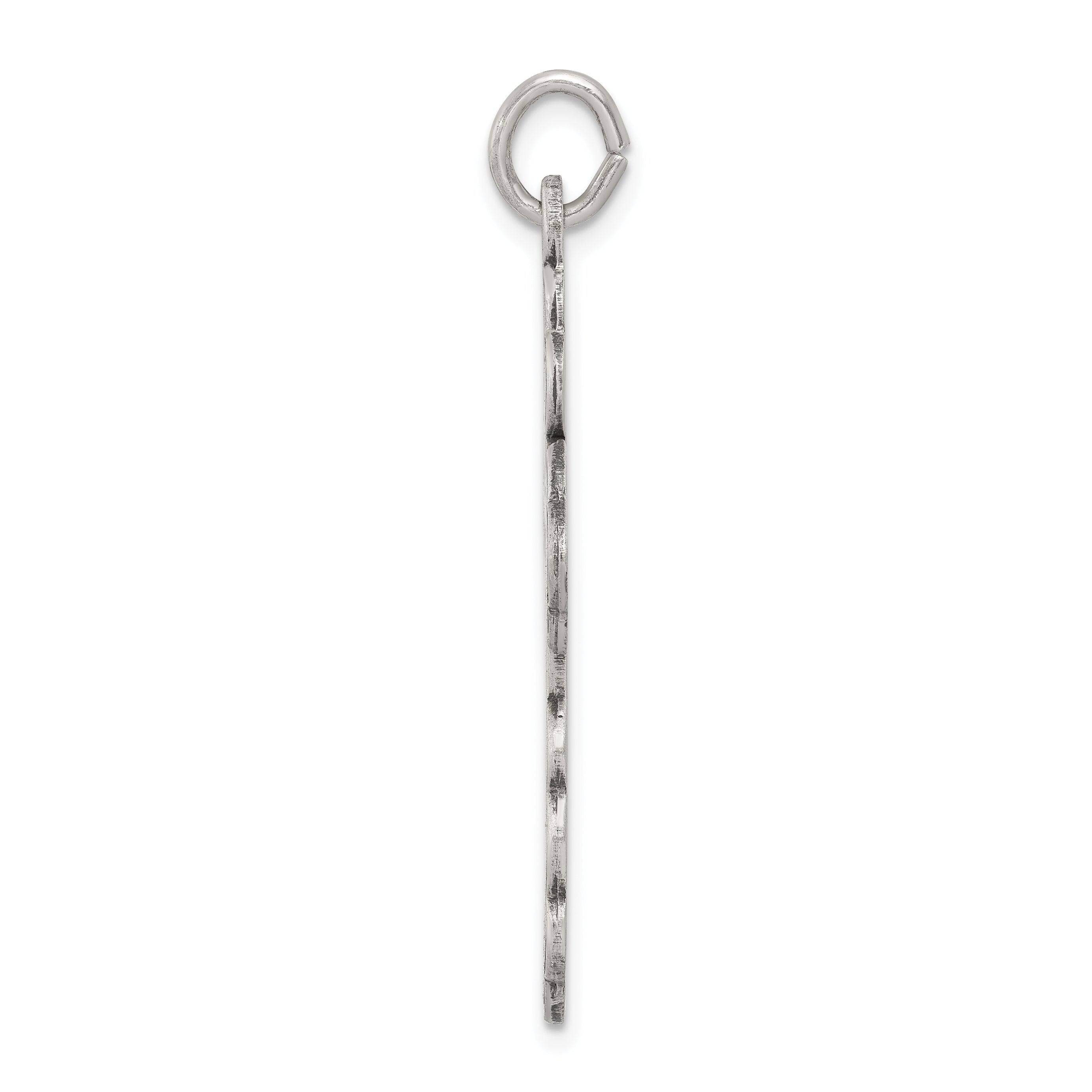 Sterling Silver 925 Orthodox Cross Pendant with Polished Antique Finish Secondary image