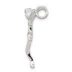 Sterling Silver 925 Polished Crucified Christ Pendant with Anti-Tarnish Finish