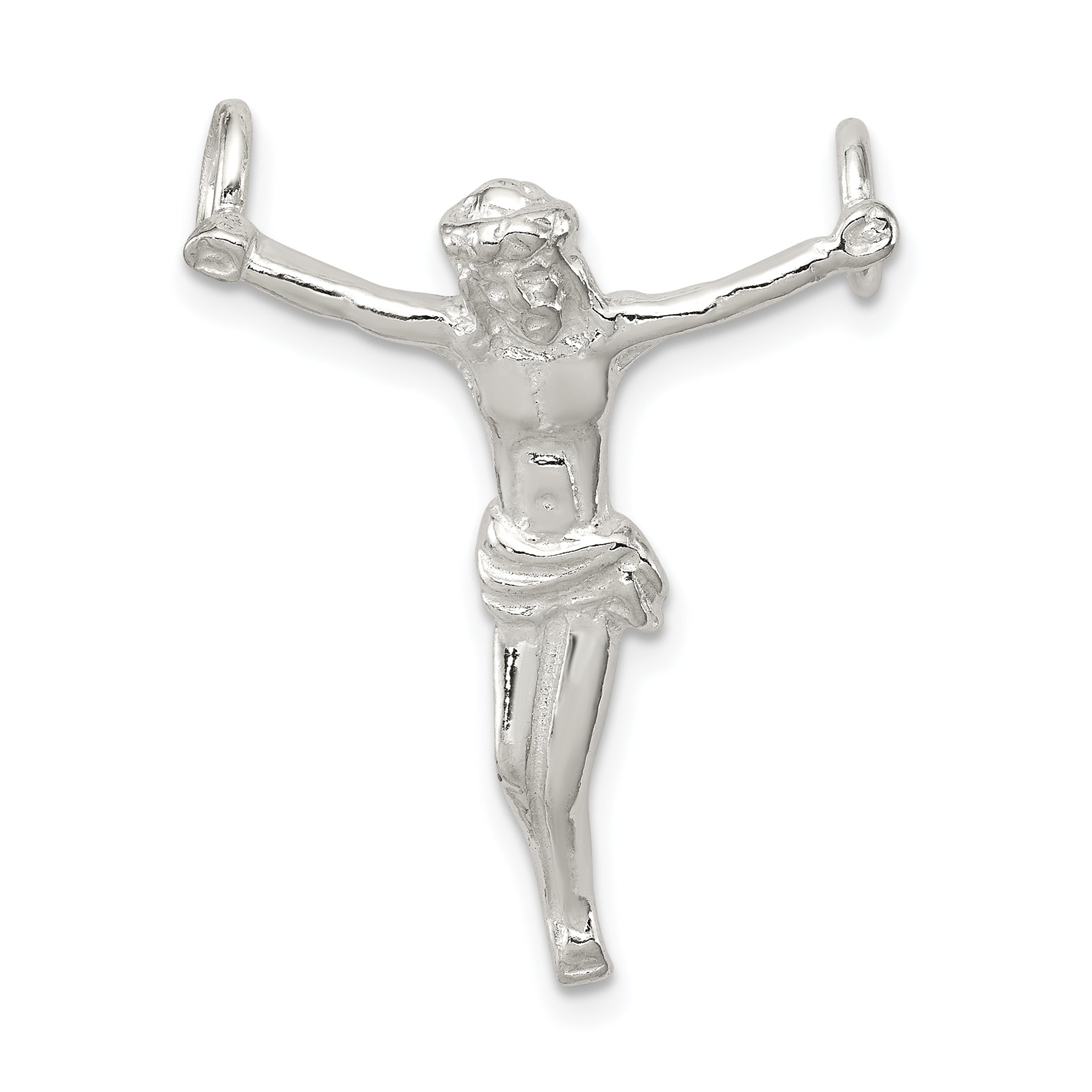 Sterling Silver Corpus (Crucified Christ) Pendant Main image