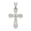 Sterling Silver Rhodium-plated CZ Passion Cross Pendant