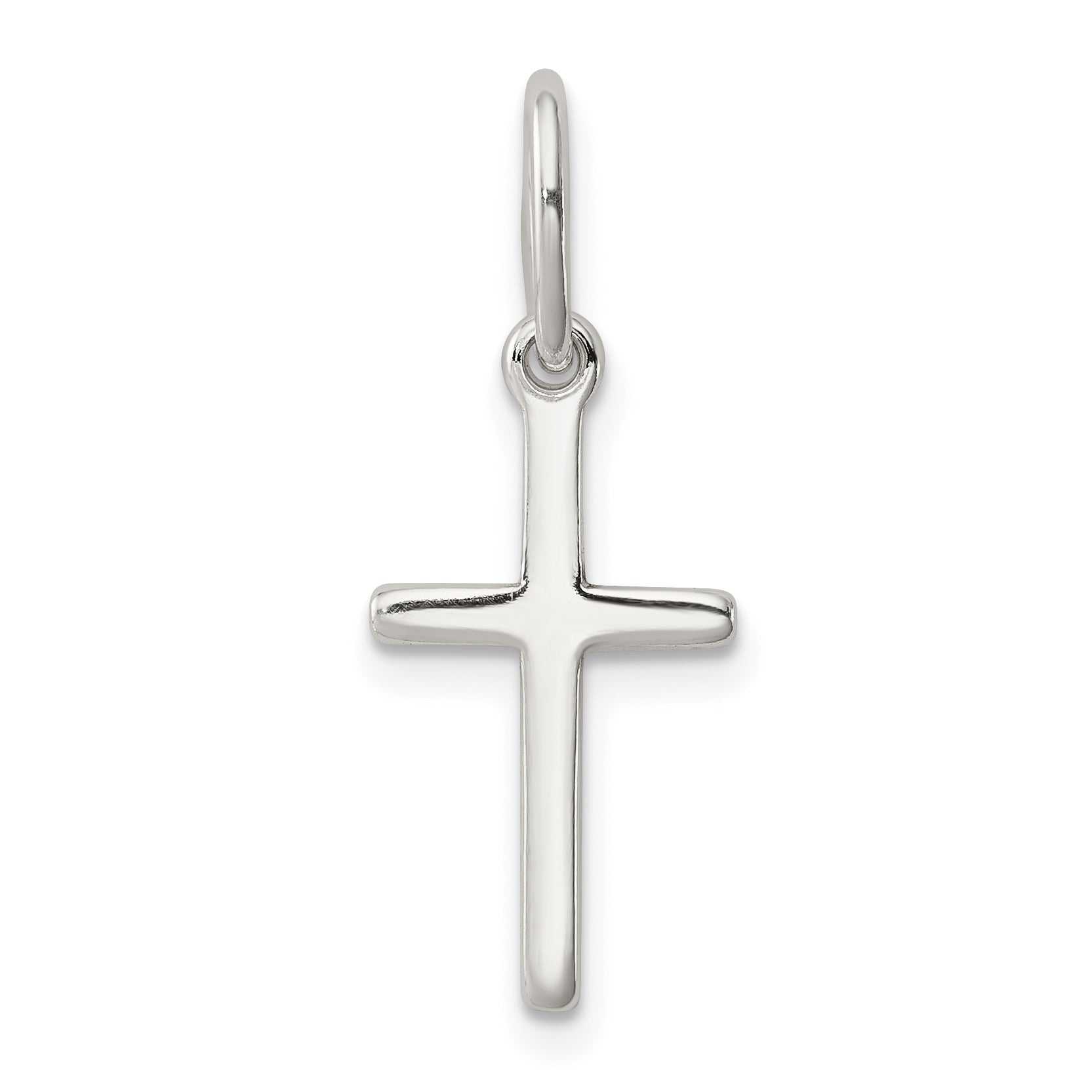 Sterling Silver Polished Latin Cross Charm Main image