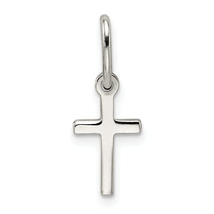 Sophia Jewelers Sterling Silver Cross Charm for Children Polished Finish