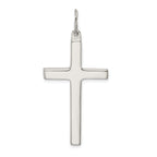 Sophia Jewelers 925 Sterling Silver Latin Cross Pendant Polished Engravable