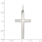 Sophia Jewelers 925 Sterling Silver Latin Cross Pendant Polished Engravable
