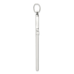 Sophia Jewelers Sterling Silver 925 Polished Latin Cross Pendant with Anti-Tarnish Finish