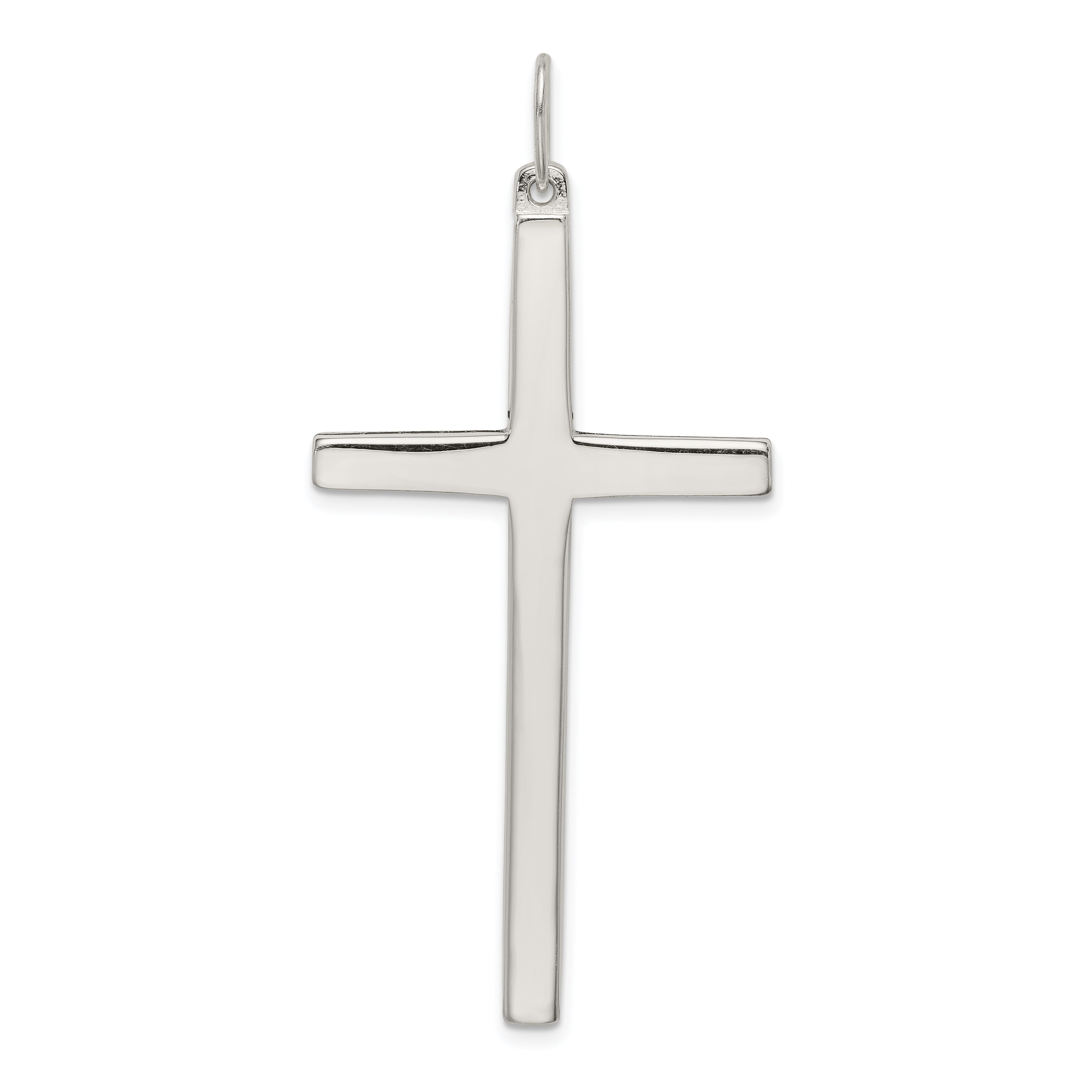 Sophia Jewelers Sterling Silver 925 Polished Latin Cross Pendant with Anti-Tarnish Finish