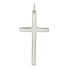 Sophia Jewelers Sterling Silver 925 Polished Latin Cross Pendant with Anti-Tarnish Finish