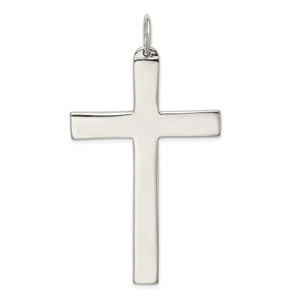 Sophia Jewelers 925 Sterling Silver Polished Cross Pendant Anti-Tarnish