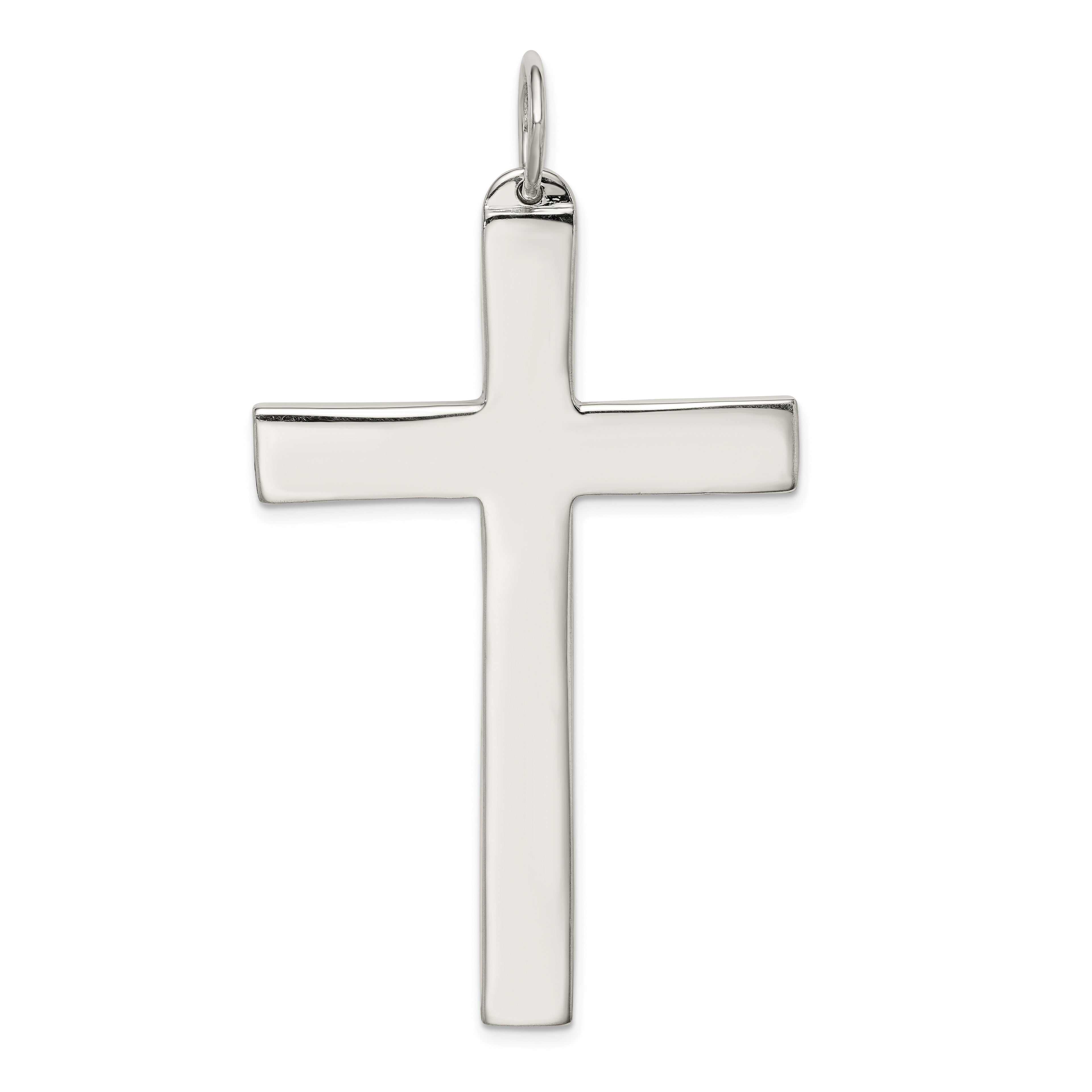 Sophia Jewelers 925 Sterling Silver Polished Cross Pendant Anti-Tarnish
