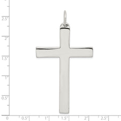 Sophia Jewelers 925 Sterling Silver Polished Cross Pendant Anti-Tarnish