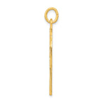 Sterling Silver 24K Gold-Plated Celtic Cross Pendant Polished Elegance