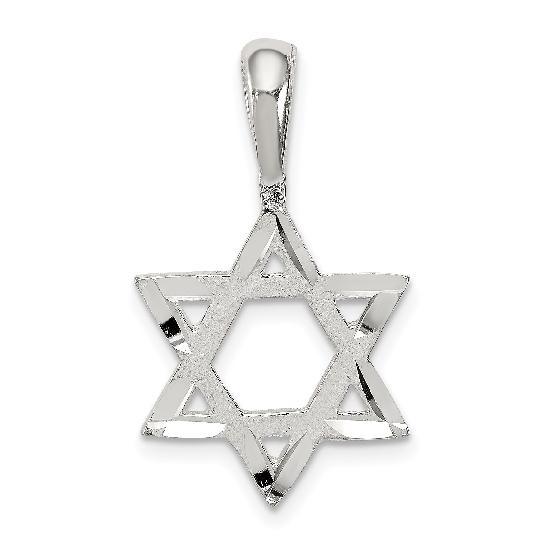 Sterling Silver Star of David Charm Main image
