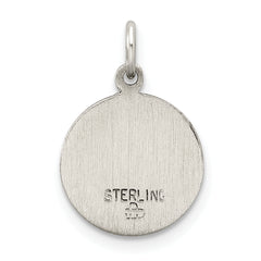 Sterling Silver 925 Divine Infant Jesus Pendant with Antiqued Finish