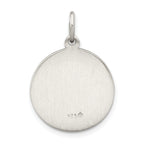 Sterling Silver 925 Antiqued Infant Jesus Medal Pendant