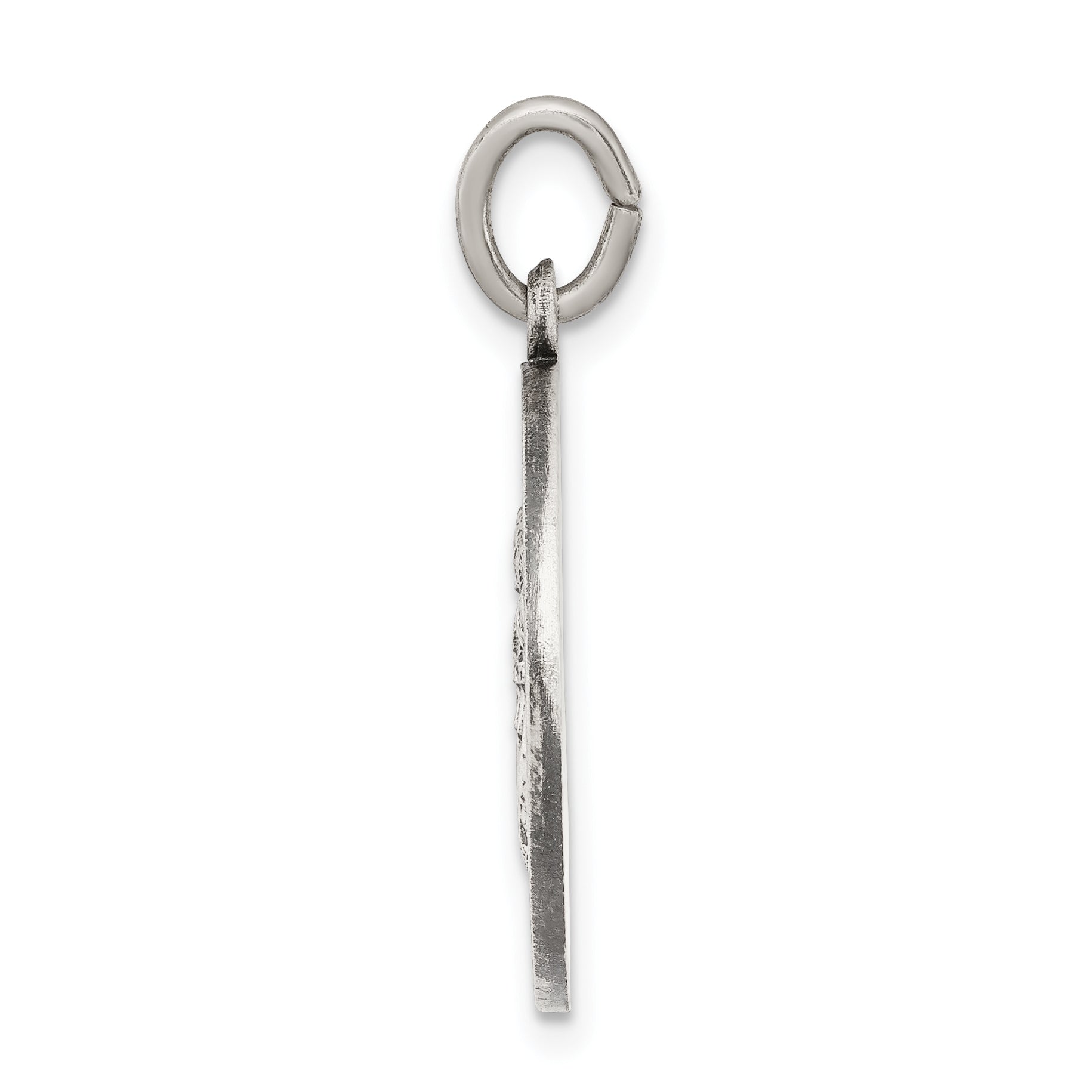 Sterling Silver 925 Antiqued Divino Nino Pendant Vintage Inspired Secondary image