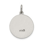 Sterling Silver 925 Antiqued Divino Nino Pendant Vintage Inspired