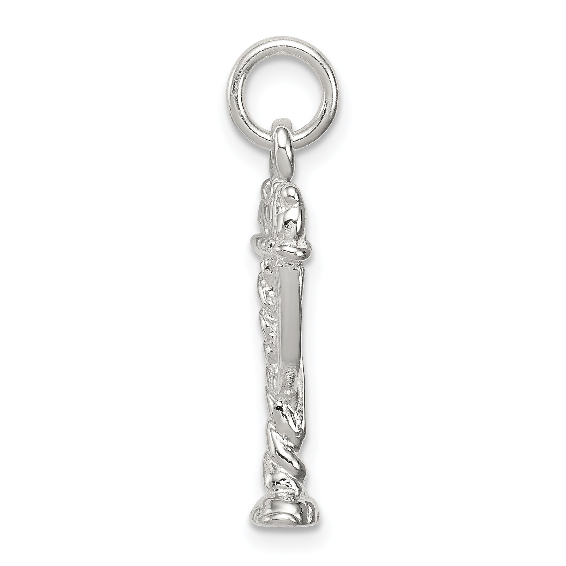Sterling Silver Menorah Charm Secondary image